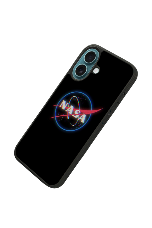 iPhone 16 Plus Uyumlu Nasa Tasarımlı Glossy Premium Kılıf