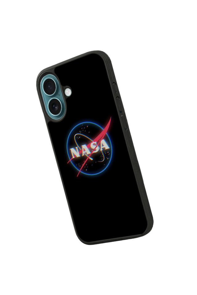 iPhone 16 Plus Uyumlu Nasa Tasarımlı Glossy Premium Kılıf