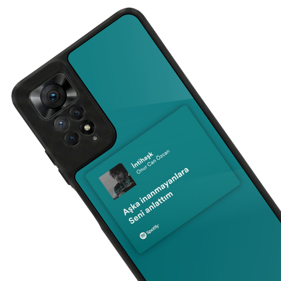 Xiaomi Redmi Note 11 Pro Uyumlu Sarki Sozleri Tasarımlı Glossy Premium Kılıf