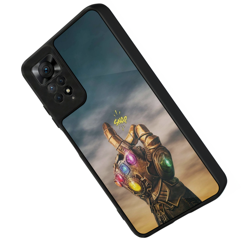 Xiaomi Redmi Note 12 Pro Uyumlu Thanos Tasarımlı Glossy Premium Kılıf