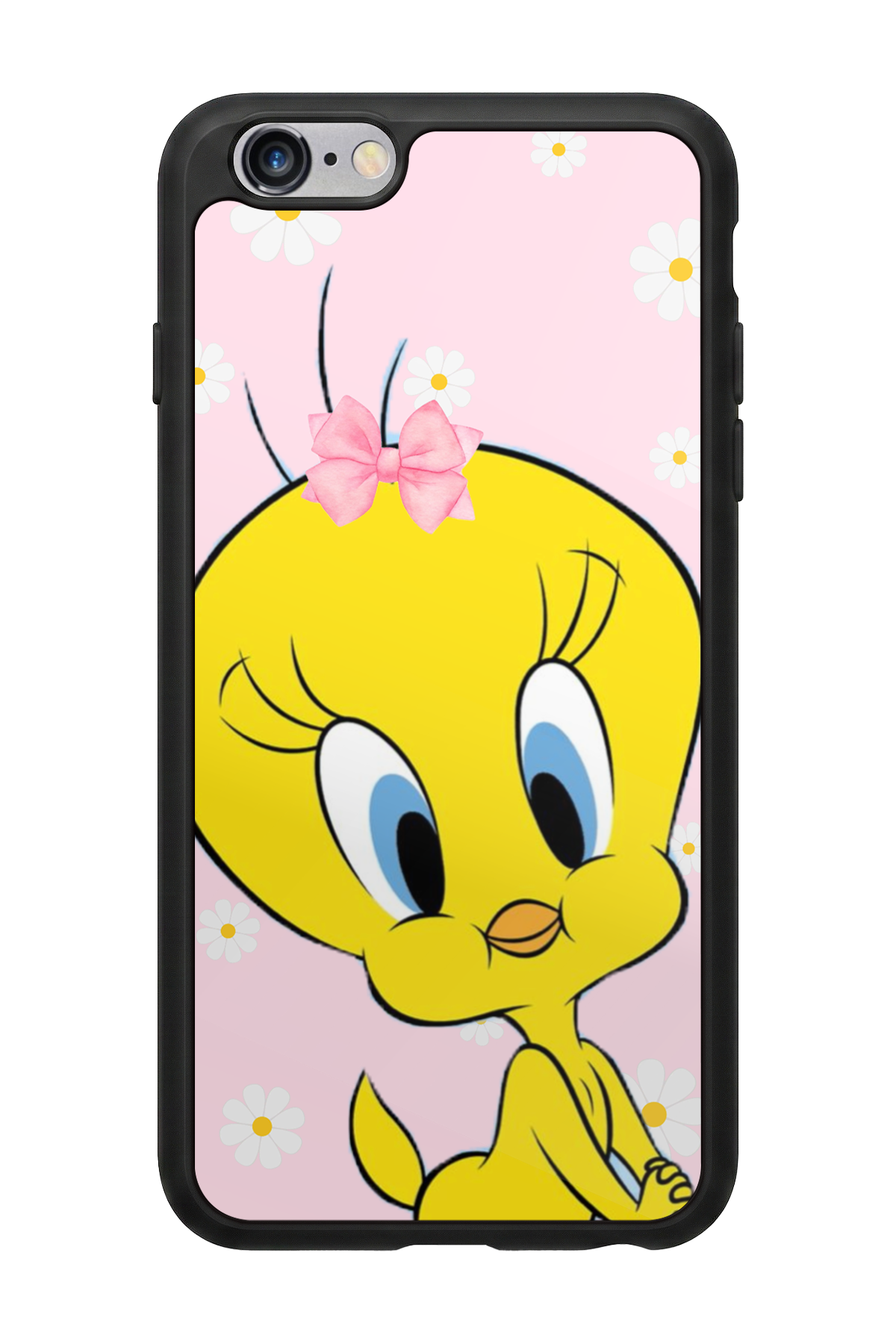 iPhone 6 Plus Uyumlu Tweety Tasarımlı Glossy Premium Kılıf