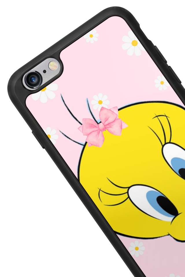 iPhone 6 Plus Uyumlu Tweety Tasarımlı Glossy Premium Kılıf