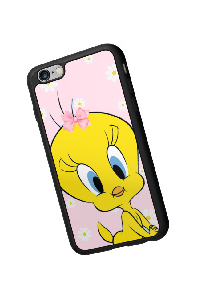 iPhone 6 Plus Uyumlu Tweety Tasarımlı Glossy Premium Kılıf