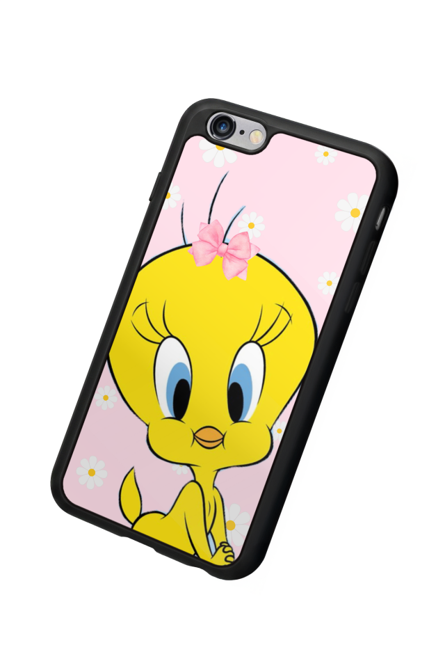 iPhone 6 Plus Uyumlu Tweety Tasarımlı Glossy Premium Kılıf