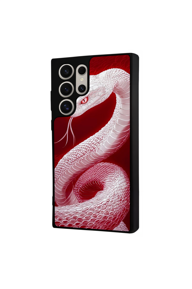 Samsung Galaxy S24 Ultra Uyumlu Yılan Tasarımlı Glossy Premium Kılıf