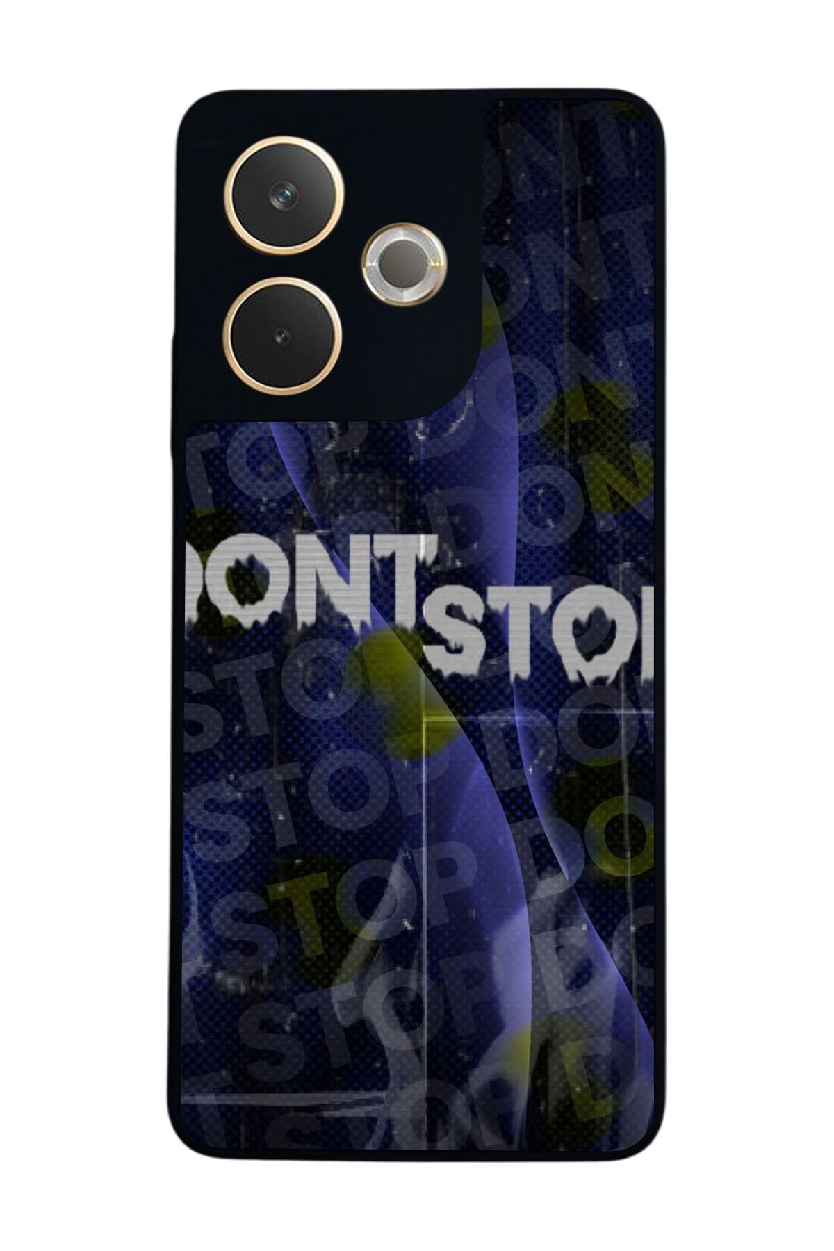 Oppo A5 Pro Uyumlu Dont Stop Tasarımlı Glossy Premium Kılıf