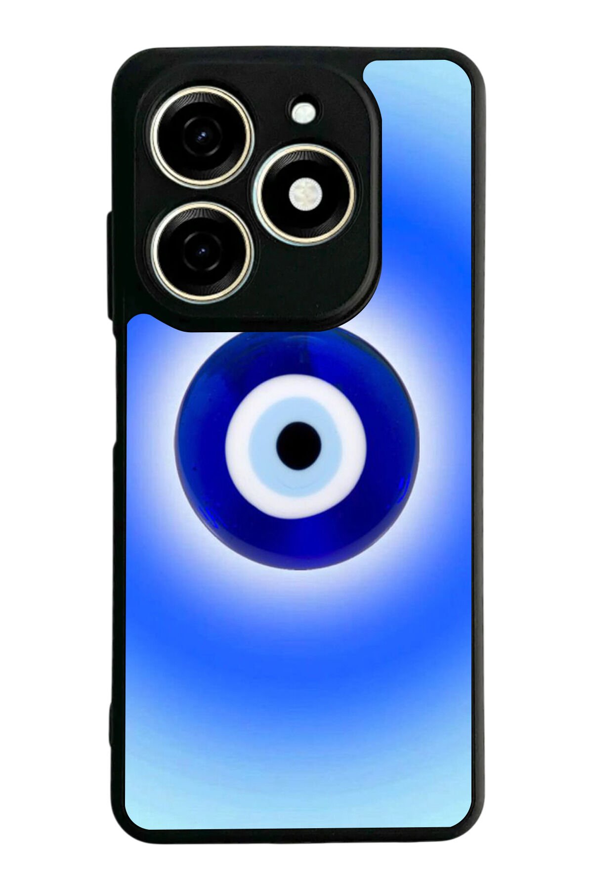 Tecno Spark 20/20C Uyumlu Nazar Tasarımlı Glossy Premium Kılıf