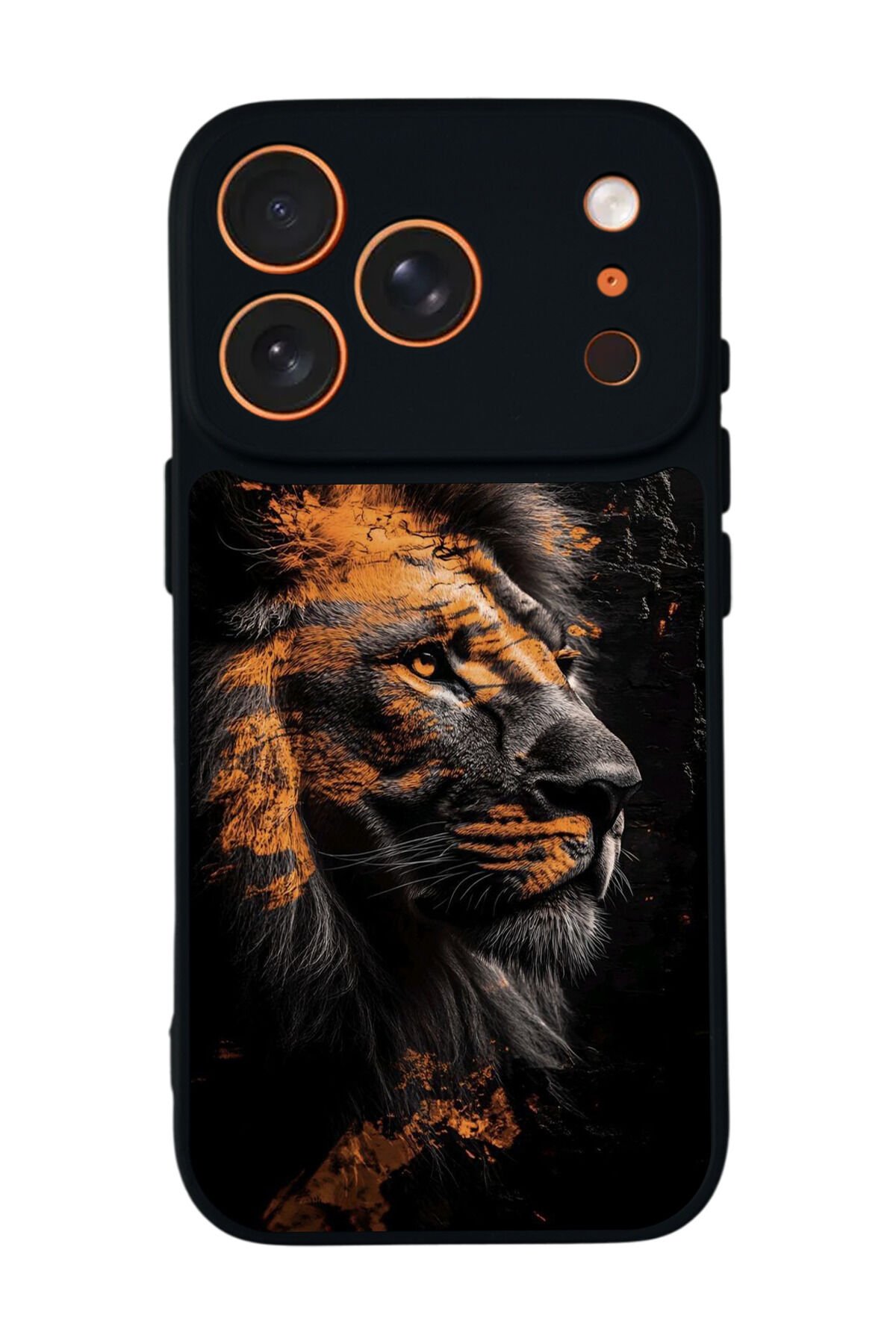 iPhone 17 Pro Max Uyumlu Aslan Tasarımlı Glossy Premium Kılıf