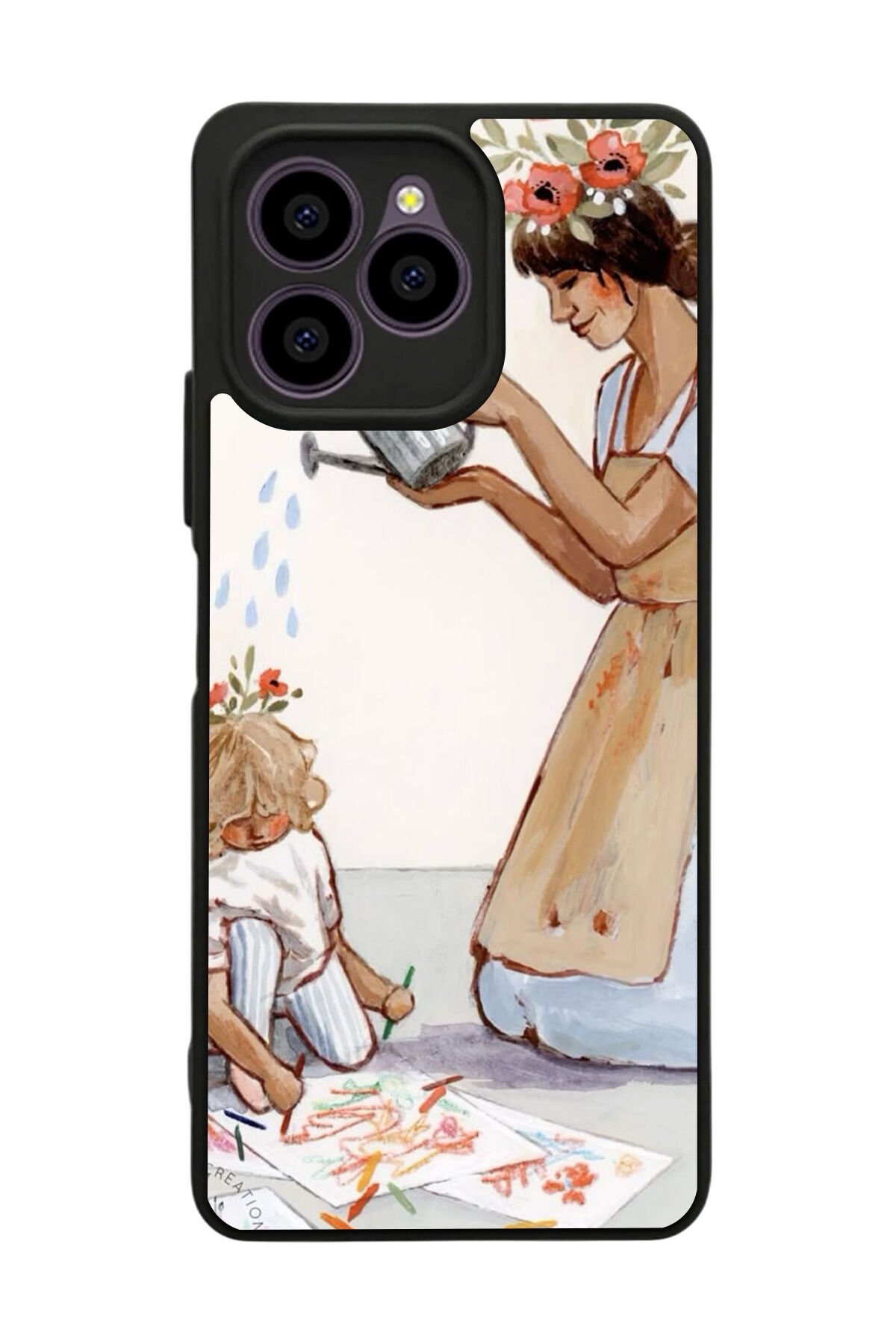 Omix X6 Uyumlu Kalp Love Tasarımlı Glossy Premium Kılıf