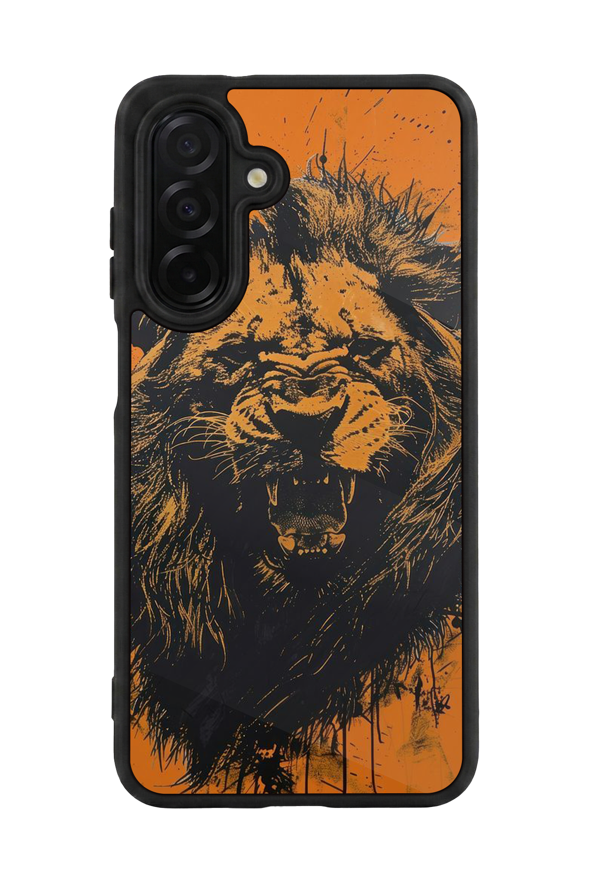 Samsung Galaxy A56 Uyumlu Aslan Tasarımlı Glossy Premium Kılıf