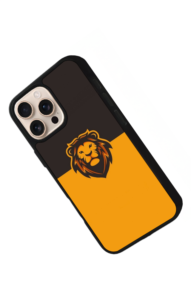 iPhone 16 Pro Max Uyumlu Aslan Tasarımlı Glossy Premium Kılıf