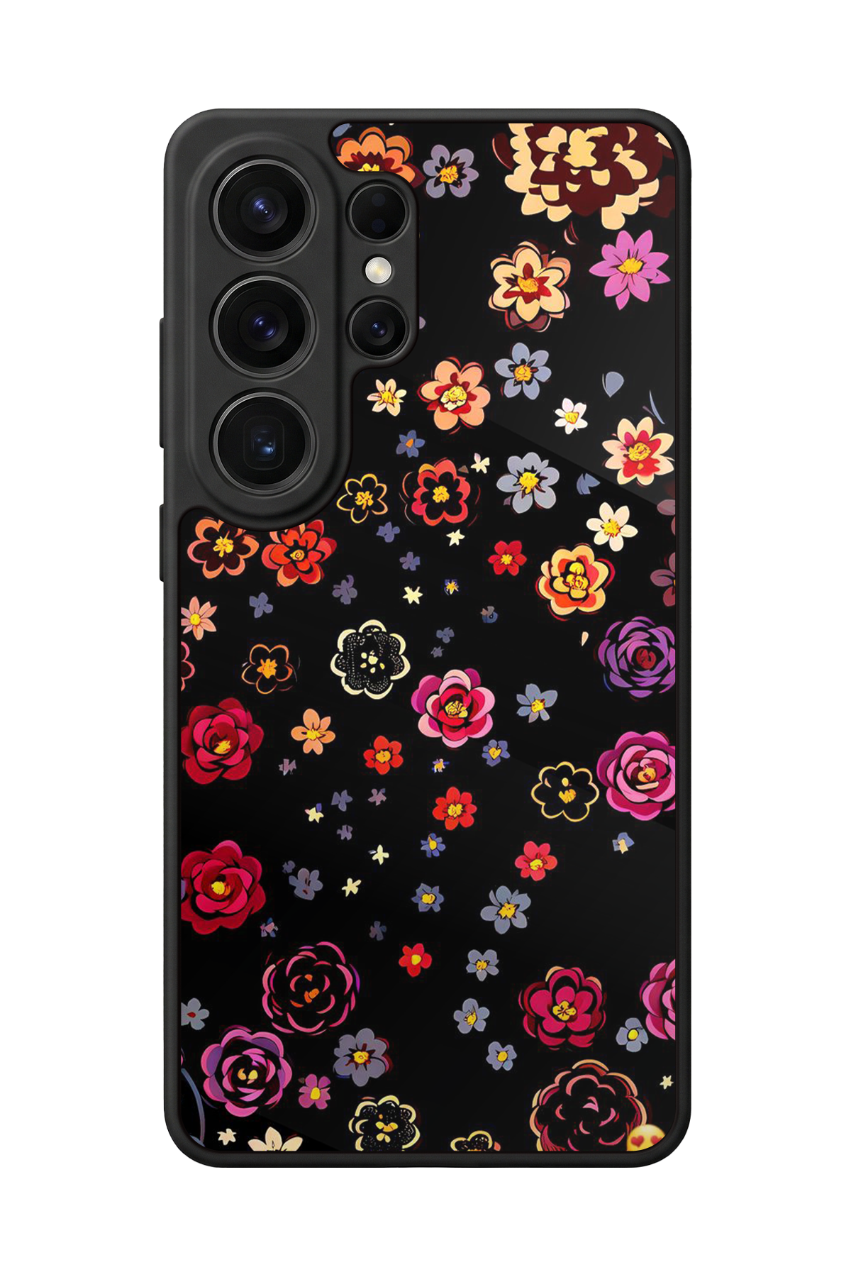 Samsung Galaxy S26 Ultra Uyumlu Floral Tasarımlı Glossy Premium Kılıf