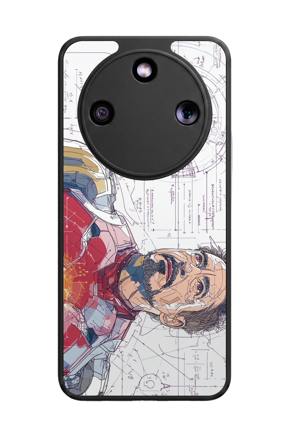 Honor Magic 8 Lite Uyumlu Iron Man ( Demir Adam ) Tasarımlı Glossy Premium Kılıf