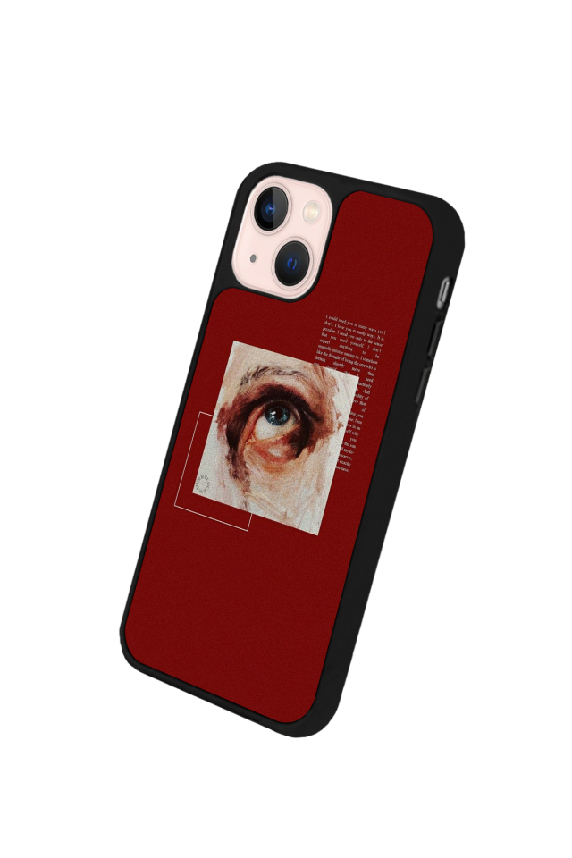 iPhone 15 Plus Uyumlu Kirmizi Tasarımlı Glossy Premium Kılıf