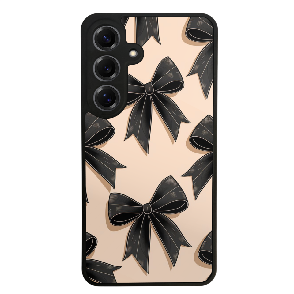 Samsung Galaxy S25 Uyumlu Kurdele Tasarımlı Glossy Premium Kılıf
