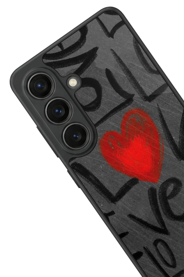 Samsung Galaxy S26 Uyumlu Love Tasarımlı Glossy Premium Kılıf