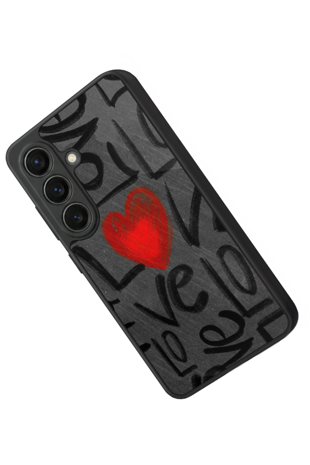 Samsung Galaxy S26 Uyumlu Love Tasarımlı Glossy Premium Kılıf