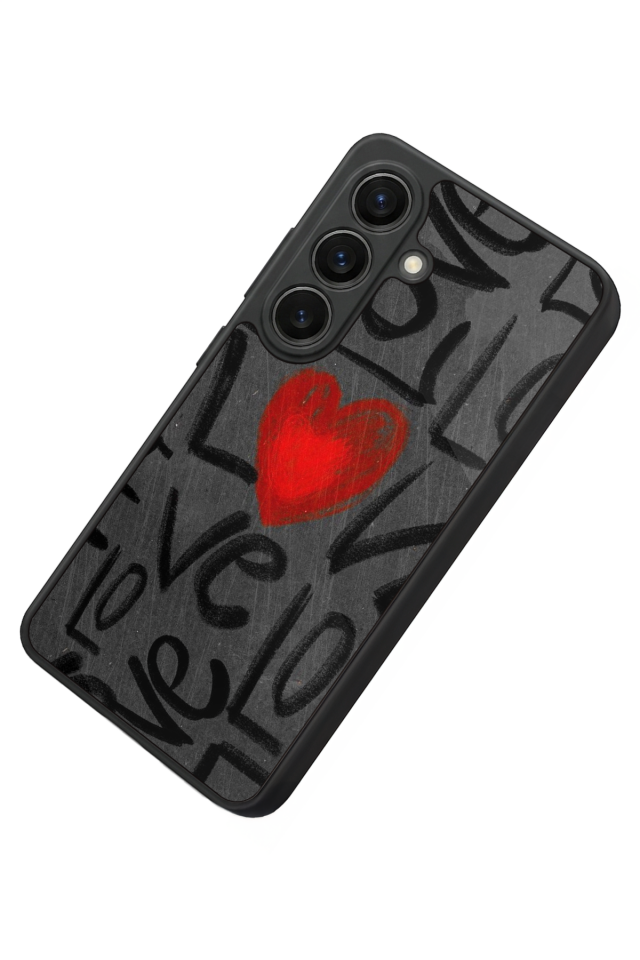 Samsung Galaxy S26 Uyumlu Love Tasarımlı Glossy Premium Kılıf