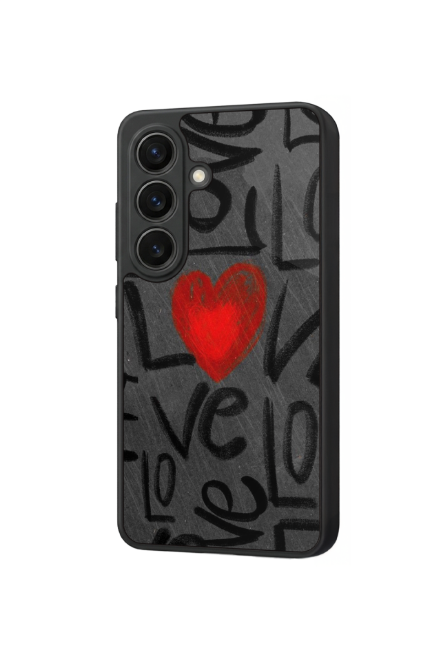 Samsung Galaxy S26 Uyumlu Love Tasarımlı Glossy Premium Kılıf