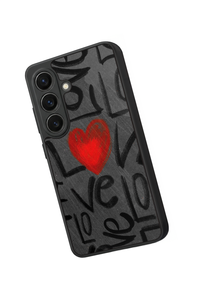 Samsung Galaxy S26 Uyumlu Love Tasarımlı Glossy Premium Kılıf