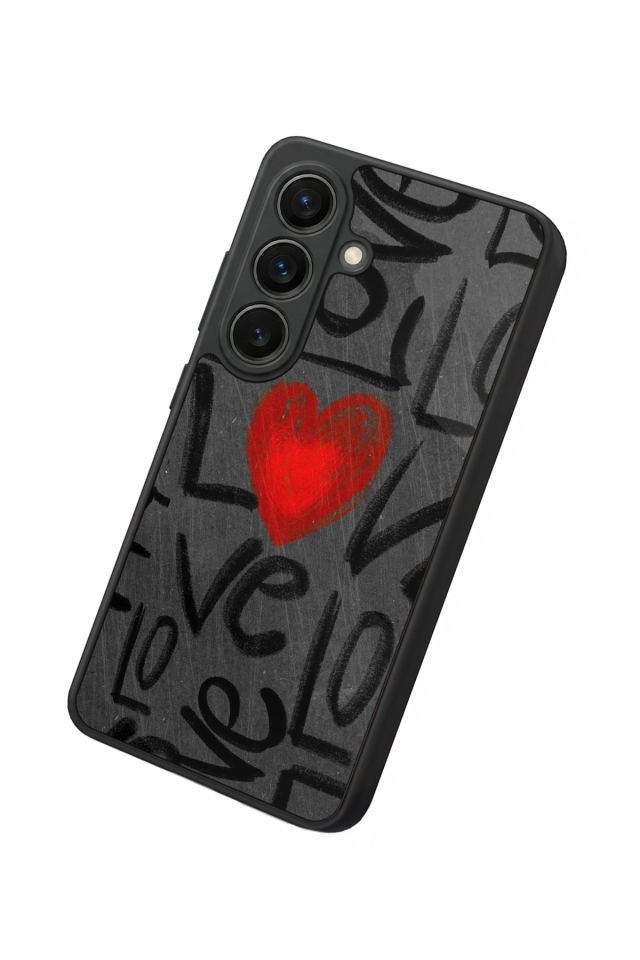 Samsung Galaxy S26 Uyumlu Love Tasarımlı Glossy Premium Kılıf