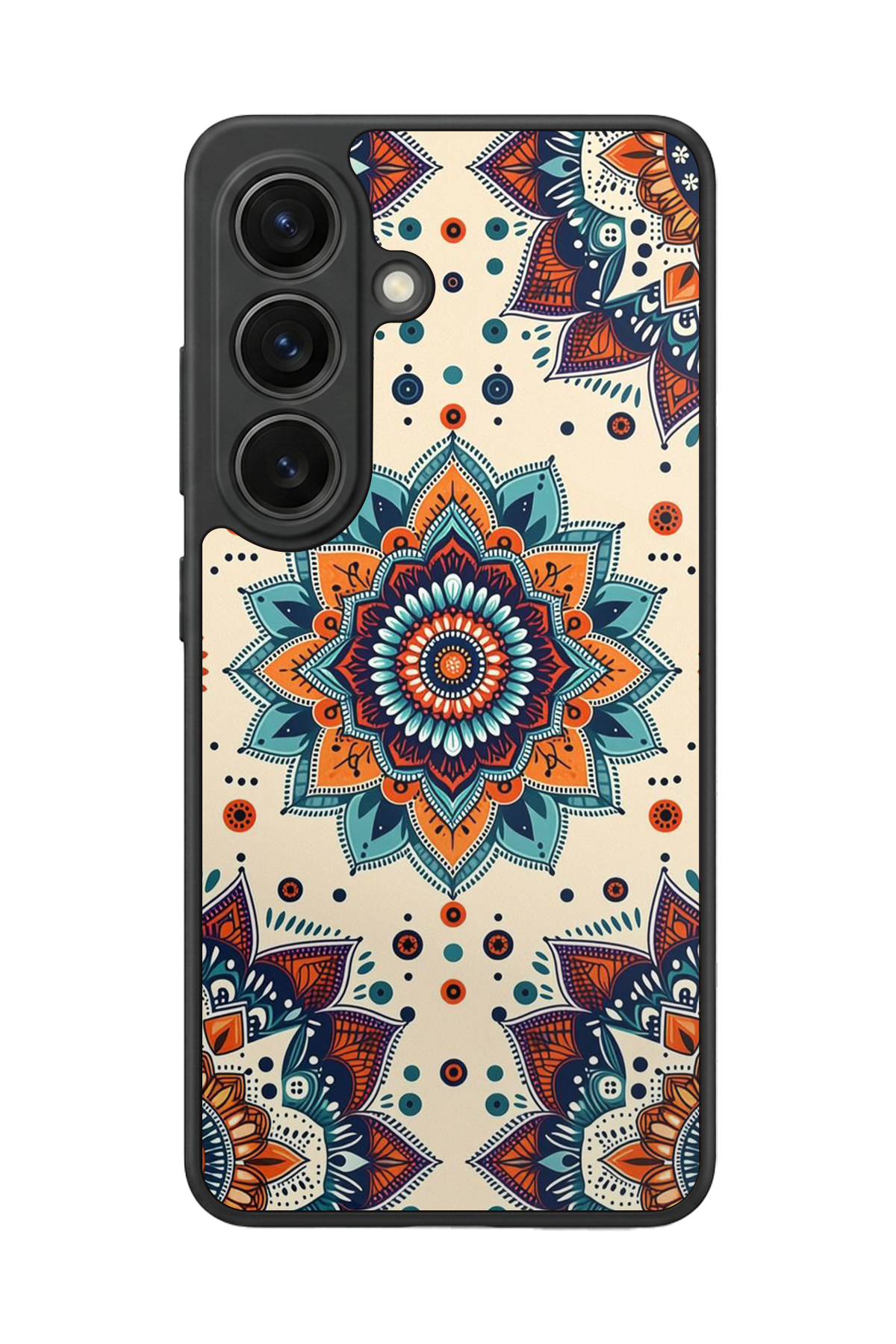 Samsung Galaxy S26 Uyumlu Mandaal Tasarımlı Glossy Premium Kılıf