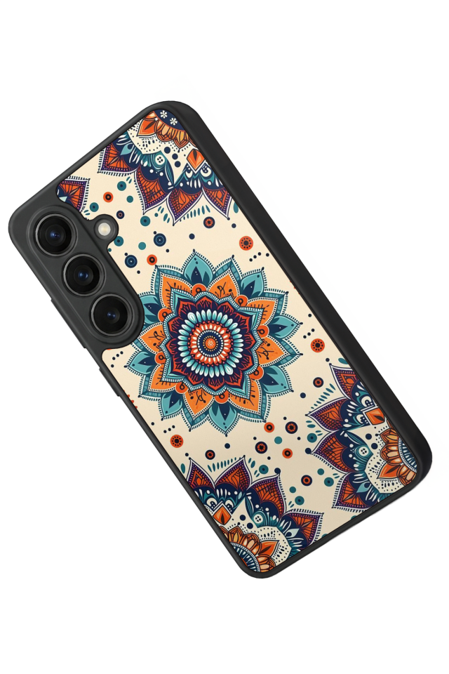 Samsung Galaxy S26 Uyumlu Mandaal Tasarımlı Glossy Premium Kılıf