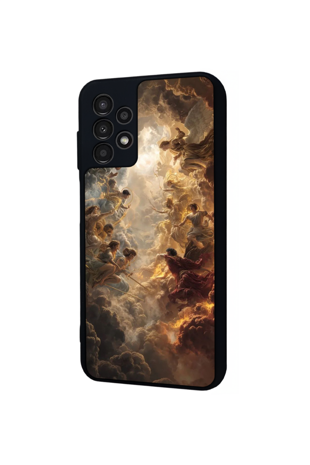 Samsung Galaxy A23 Uyumlu Melek Tasarımlı Glossy Premium Kılıf