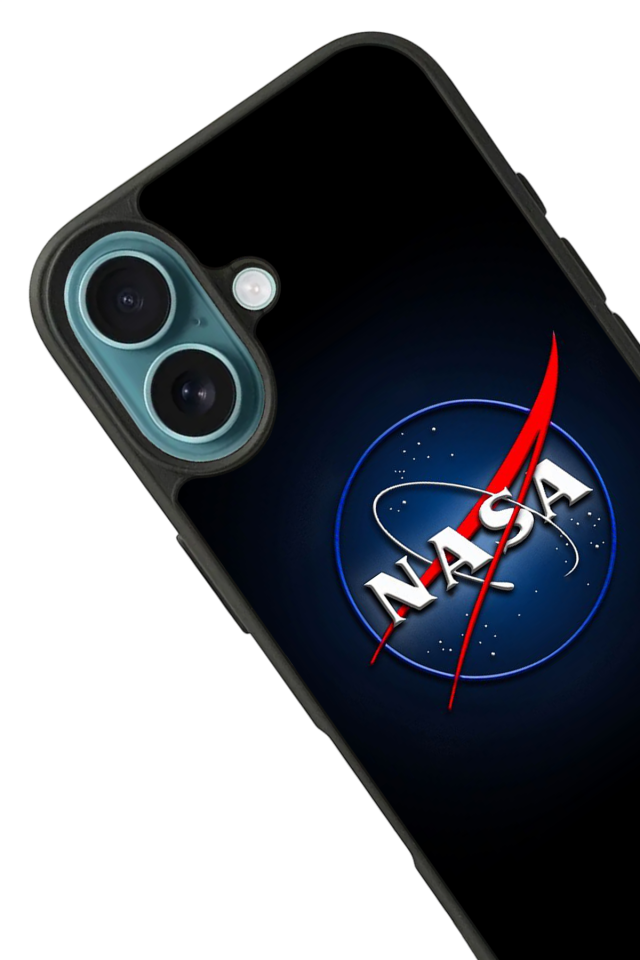 iPhone 16 Plus Uyumlu Nasa Tasarımlı Glossy Premium Kılıf