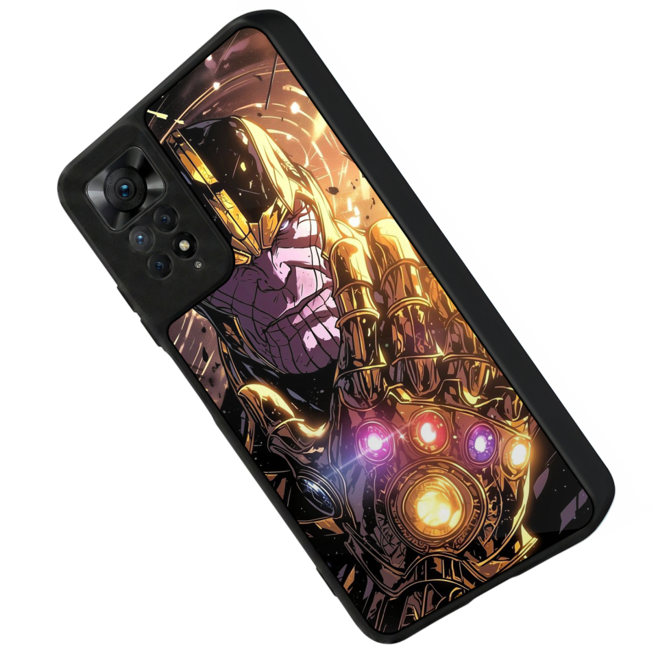 Xiaomi Redmi Note 12 Pro Uyumlu Thanos Tasarımlı Glossy Premium Kılıf