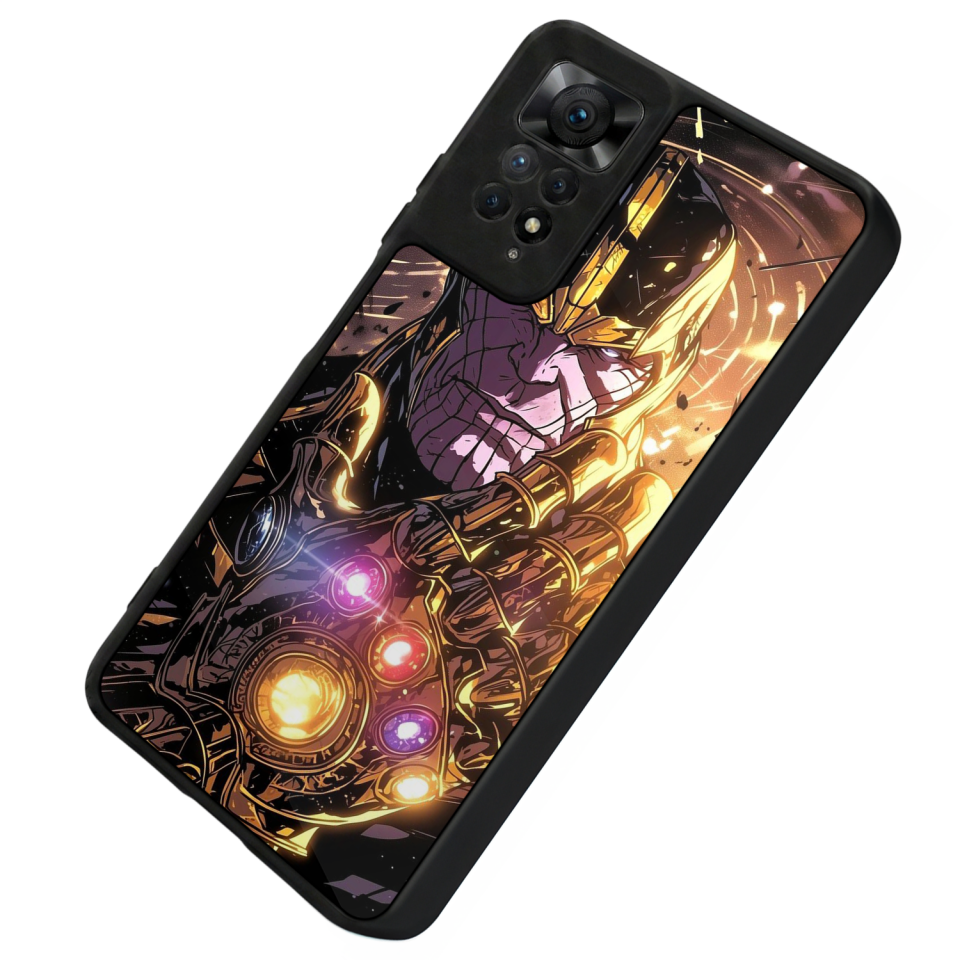 Xiaomi Redmi Note 12 Pro Uyumlu Thanos Tasarımlı Glossy Premium Kılıf