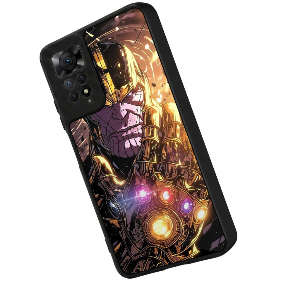 Xiaomi Redmi Note 12 Pro Uyumlu Thanos Tasarımlı Glossy Premium Kılıf