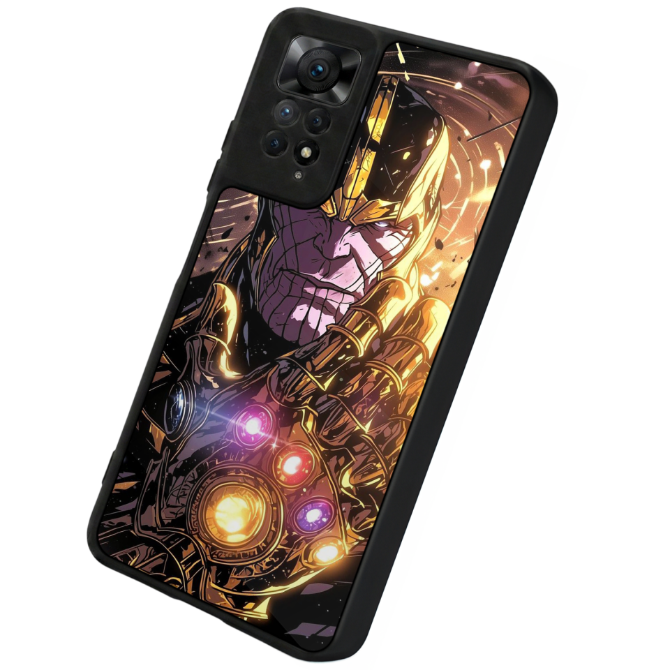 Xiaomi Redmi Note 12 Pro Uyumlu Thanos Tasarımlı Glossy Premium Kılıf
