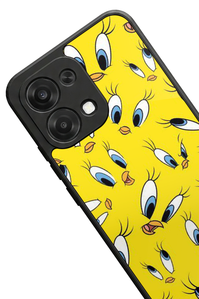 Oppo A6 Pro Uyumlu Tweety Tasarımlı Glossy Premium Kılıf