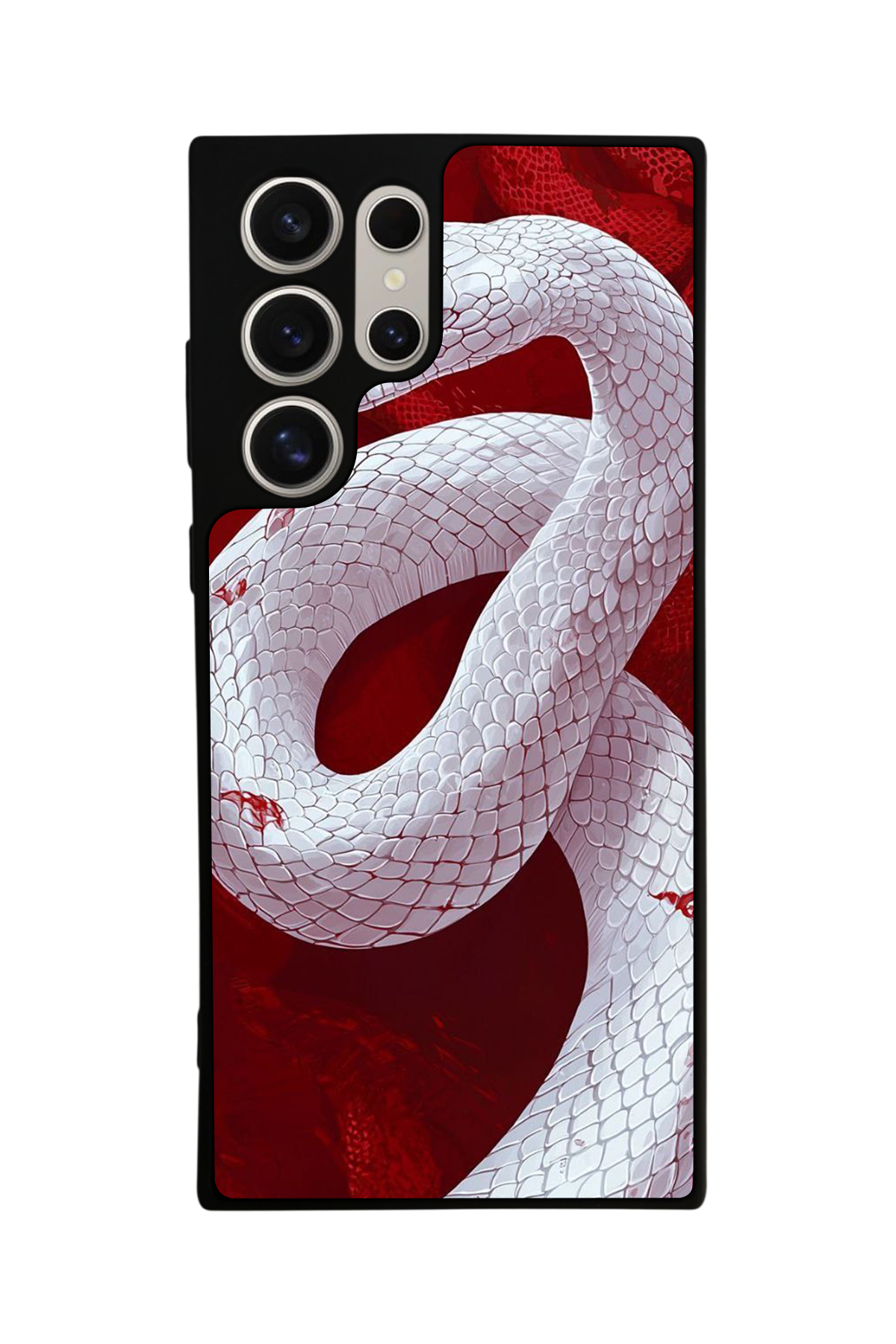 Samsung Galaxy S24 Ultra Uyumlu Yılan Tasarımlı Glossy Premium Kılıf