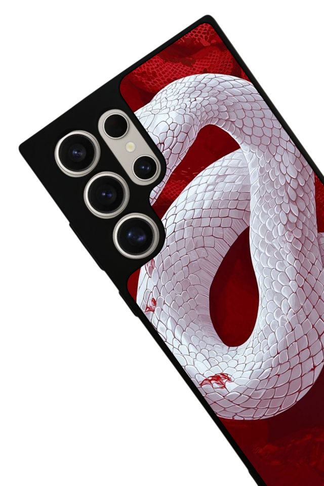 Samsung Galaxy S24 Ultra Uyumlu Yılan Tasarımlı Glossy Premium Kılıf