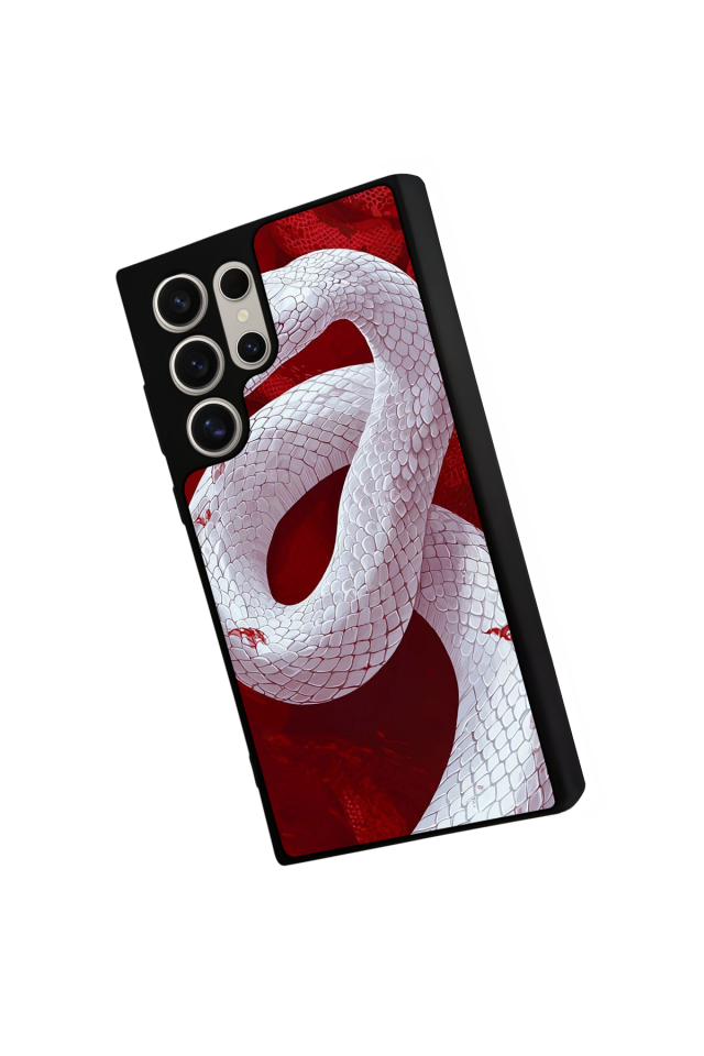 Samsung Galaxy S24 Ultra Uyumlu Yılan Tasarımlı Glossy Premium Kılıf