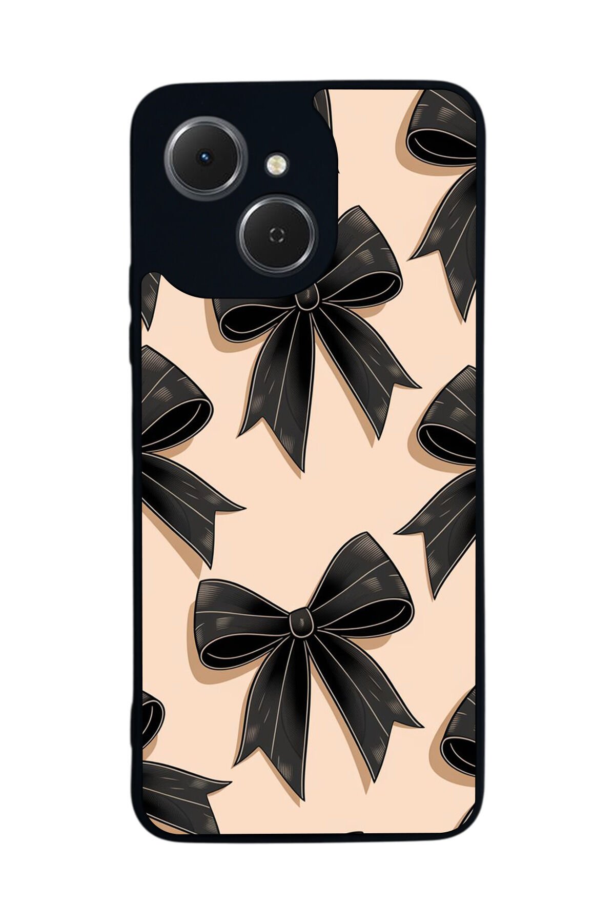 Tecno Spark 40C Uyumlu Kurdele Tasarımlı Glossy Premium Kılıf
