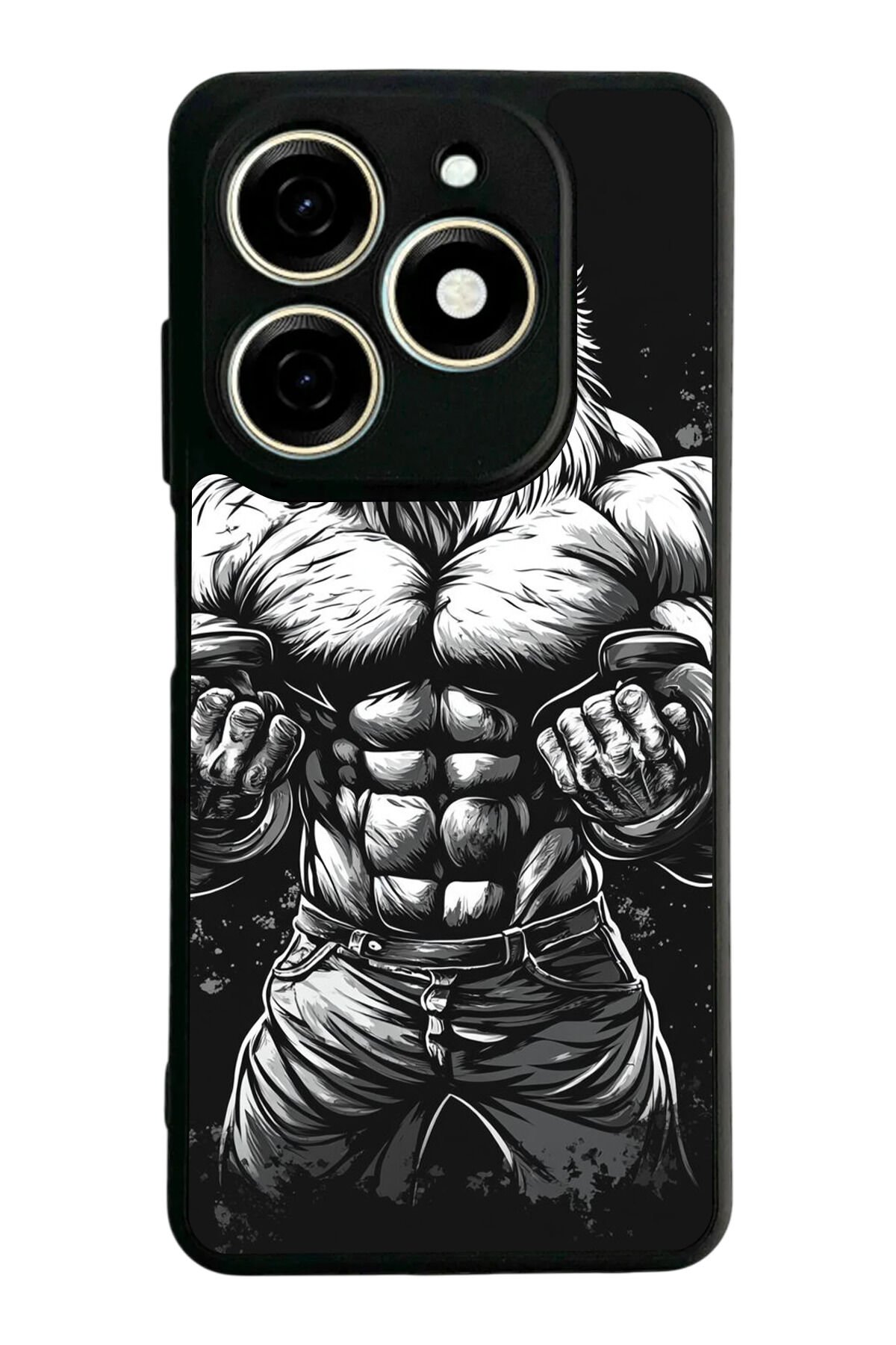 Tecno Spark 20/20C Uyumlu Besiktas Tasarımlı Glossy Premium Kılıf