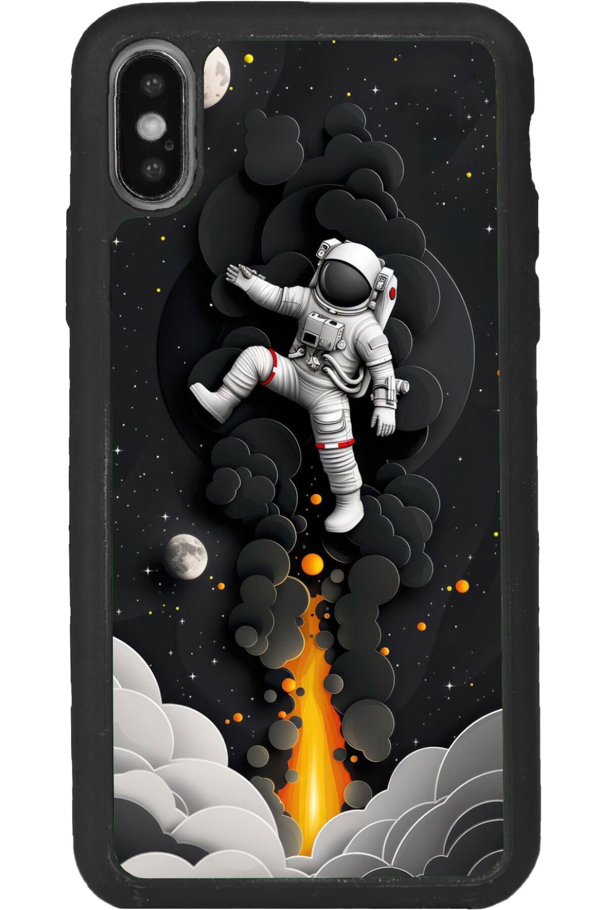 iPhone XS Max Uyumlu Mat Siyah uyumlu Kılıf – Yumuşak Silikon, Koruyucu, Şok Emici Kapak