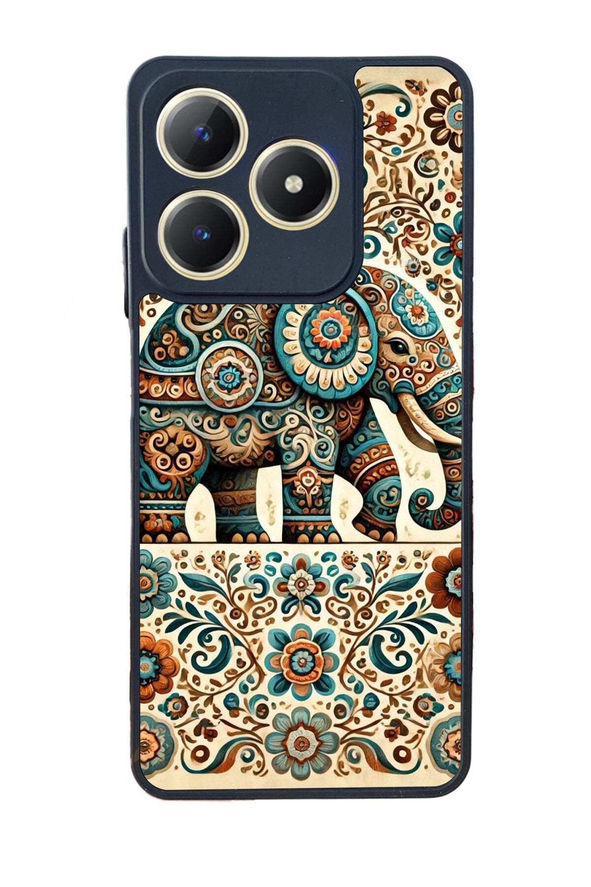 Realme C63 Mat Uyumlu Siyah Kılıf – Yumuşak Silikon, Koruyucu, Şok Emici Kapak