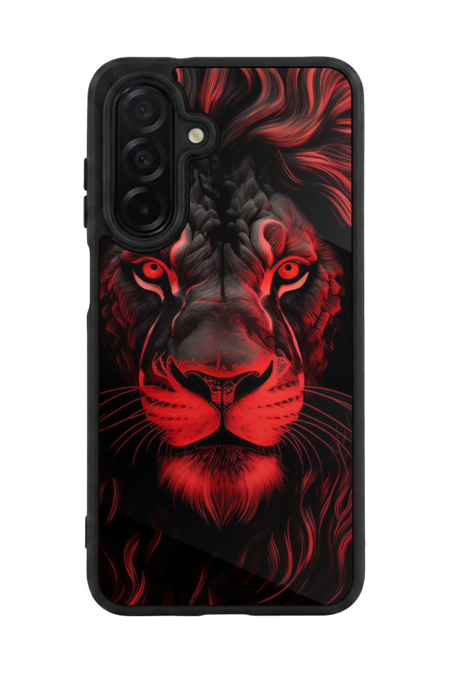 Samsung Galaxy A56 Uyumlu Aslan Tasarımlı Glossy Premium Kılıf