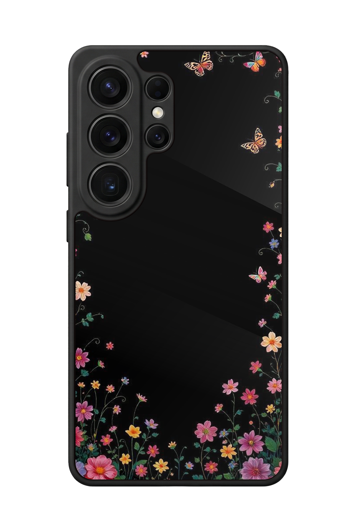 Samsung Galaxy S26 Ultra Uyumlu Floral Tasarımlı Glossy Premium Kılıf