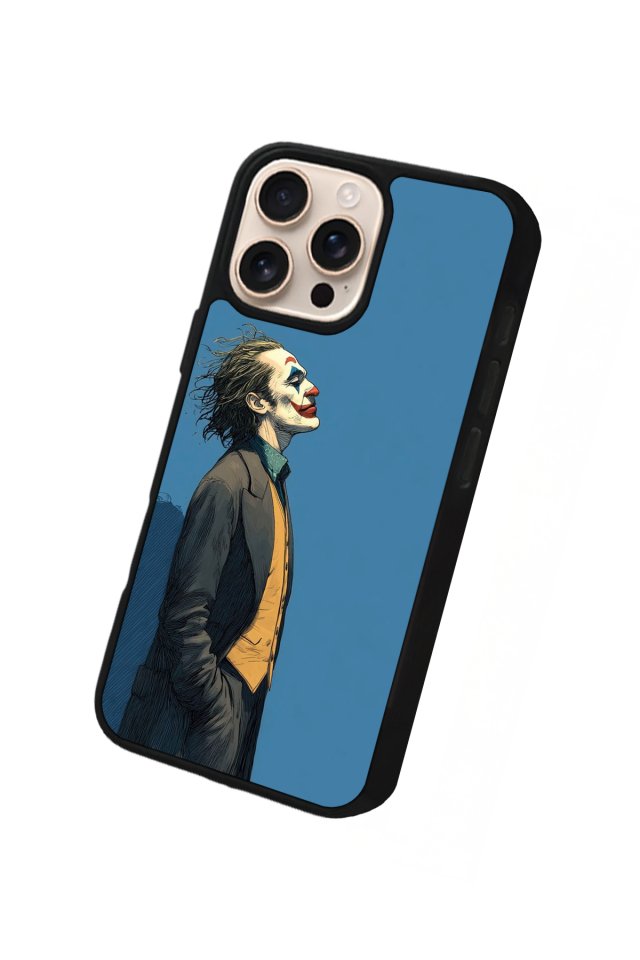 iPhone 14 Pro Uyumlu Joker Tasarımlı Glossy Premium Kılıf