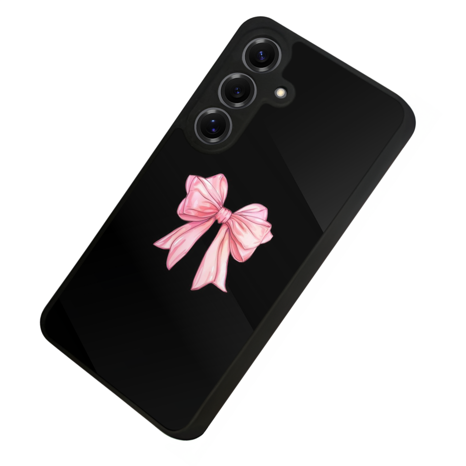 Samsung Galaxy S25 Uyumlu Kurdele Tasarımlı Glossy Premium Kılıf