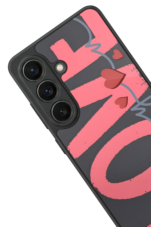 Samsung Galaxy S26 Uyumlu Love Tasarımlı Glossy Premium Kılıf