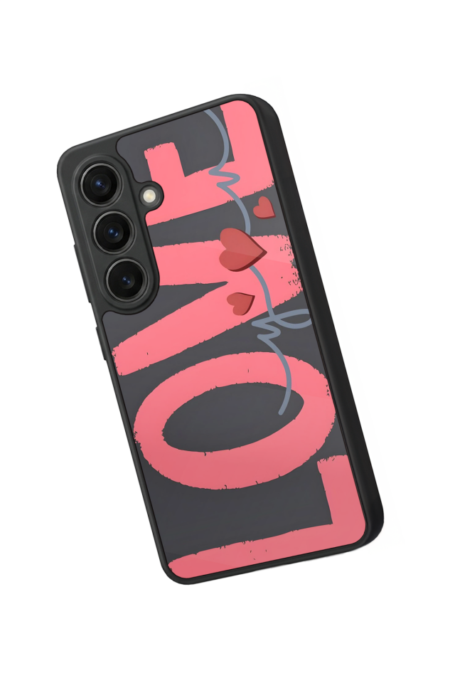 Samsung Galaxy S26 Uyumlu Love Tasarımlı Glossy Premium Kılıf