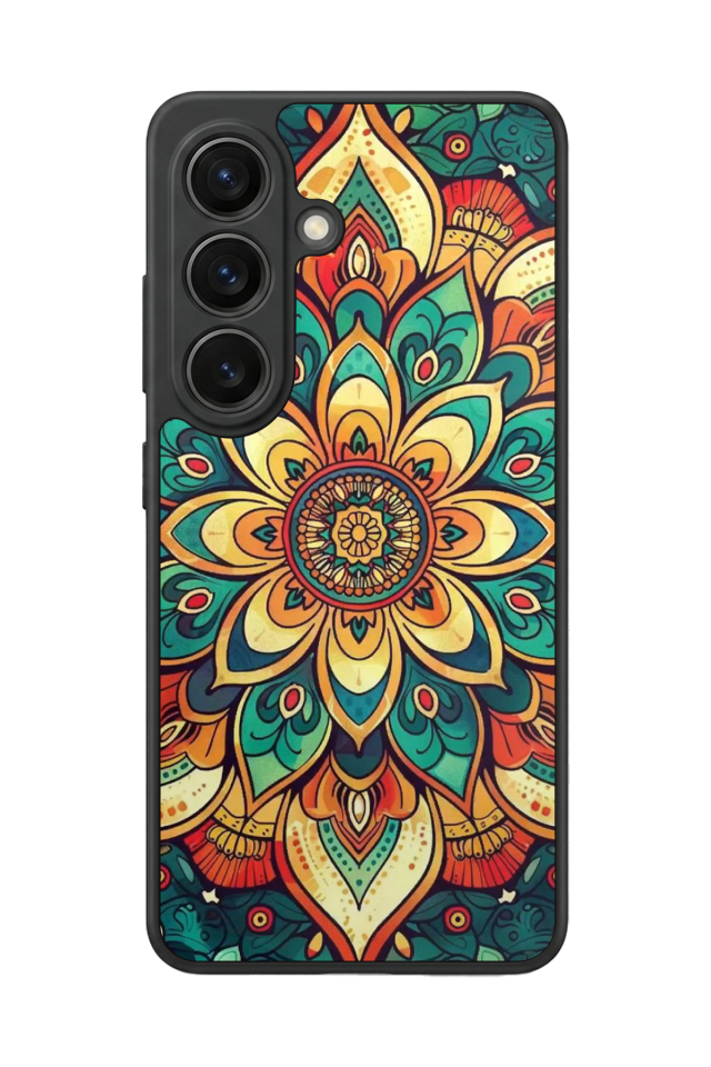 Samsung Galaxy S26 Uyumlu Mandala Tasarımlı Glossy Premium Kılıf