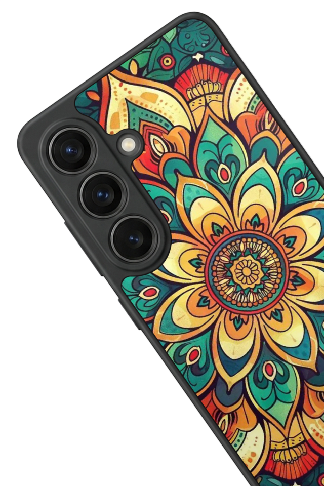 Samsung Galaxy S26 Uyumlu Mandala Tasarımlı Glossy Premium Kılıf