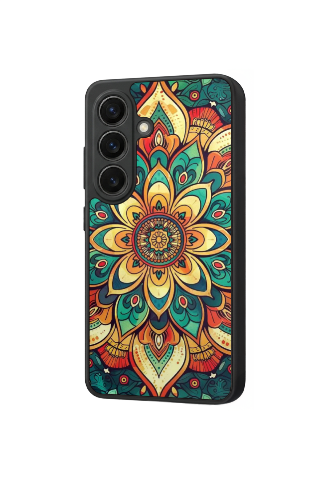 Samsung Galaxy S26 Uyumlu Mandala Tasarımlı Glossy Premium Kılıf